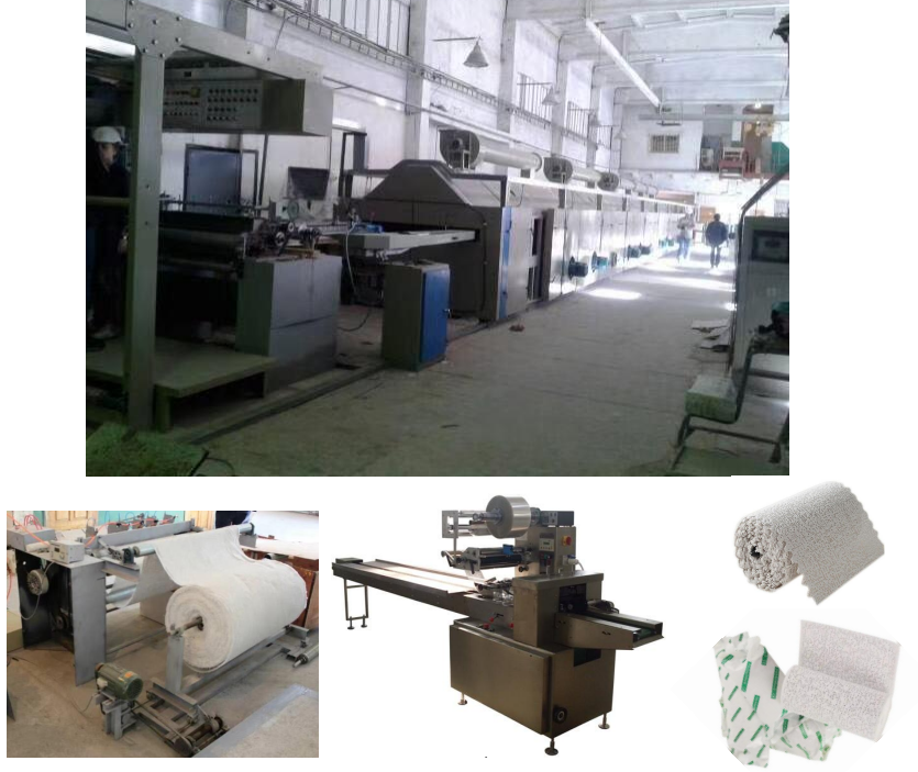 Plaster of paris bandage production line POP bandage machine gypsum bandage producing machine
